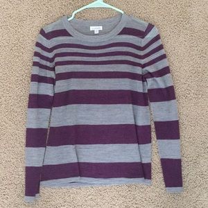Purple Striped Top